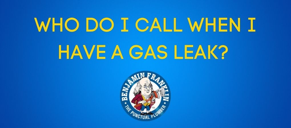 This is a banner that shows questions who to call when you have a gas leak