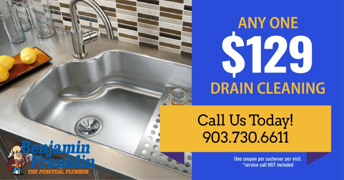 Benjamin Franklin Plumbing Tyler Discount Drain Cleaning Tyler TX